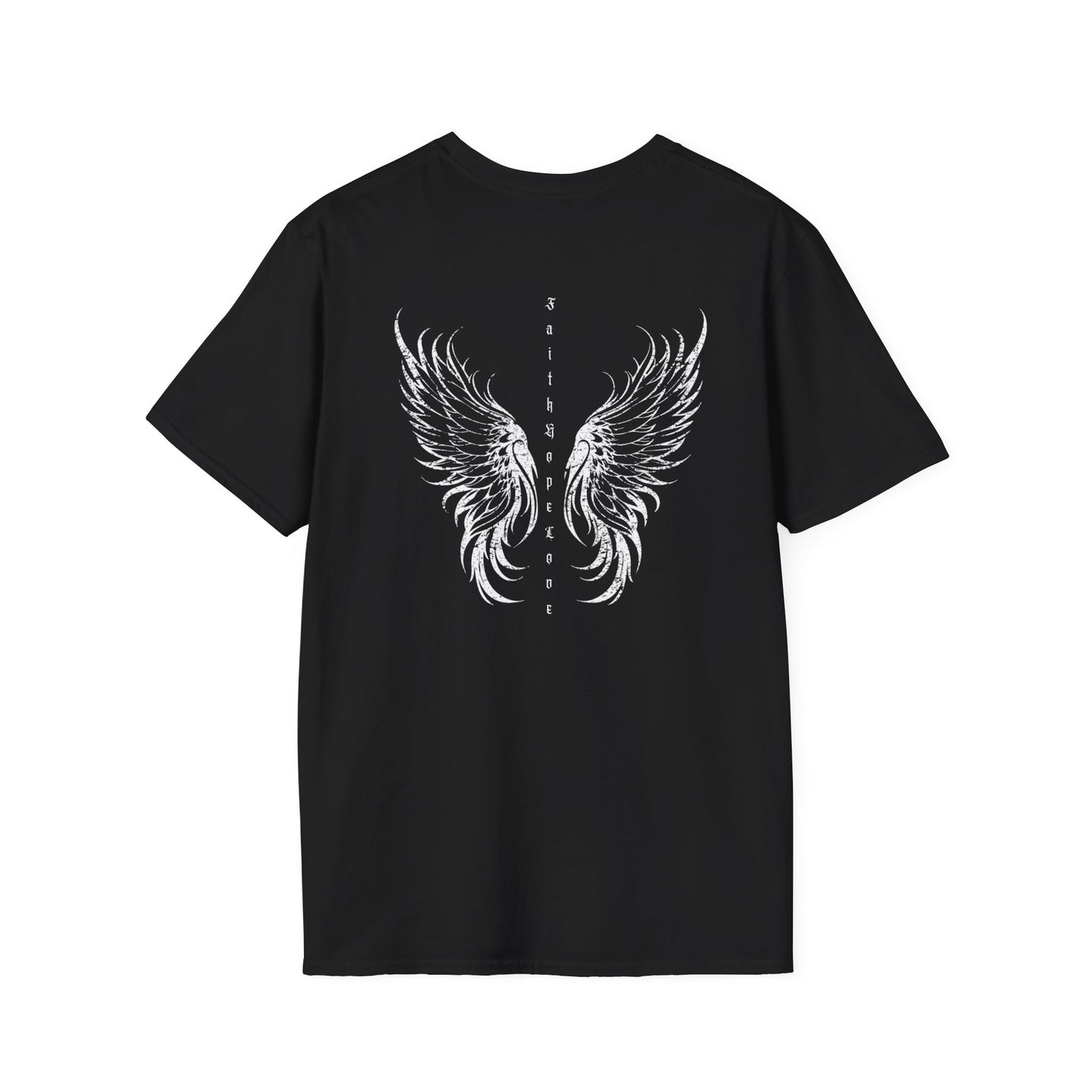 Front Ribbon and Back Wing - Faith, Hope & Love