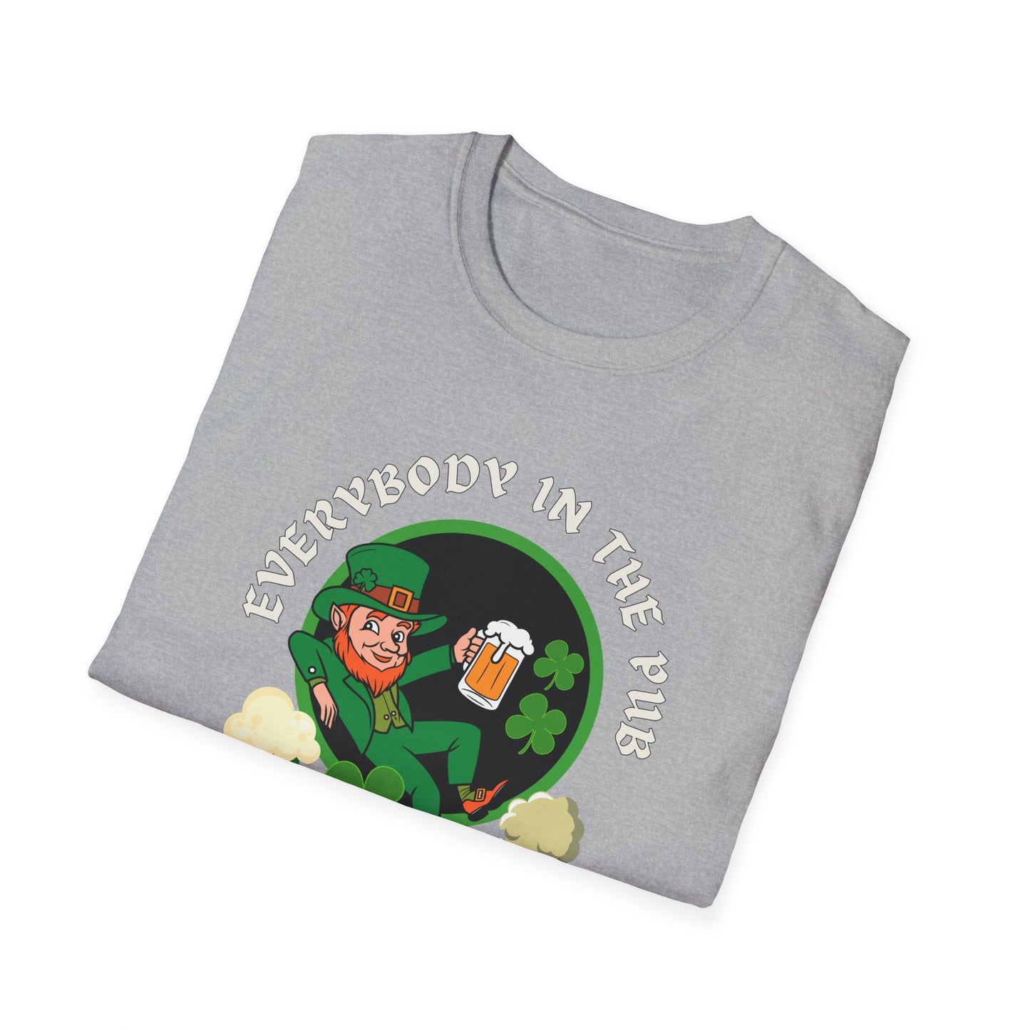 Everybody In The Pub Gettin' Tipsy! Leprechaun & Beers Tee