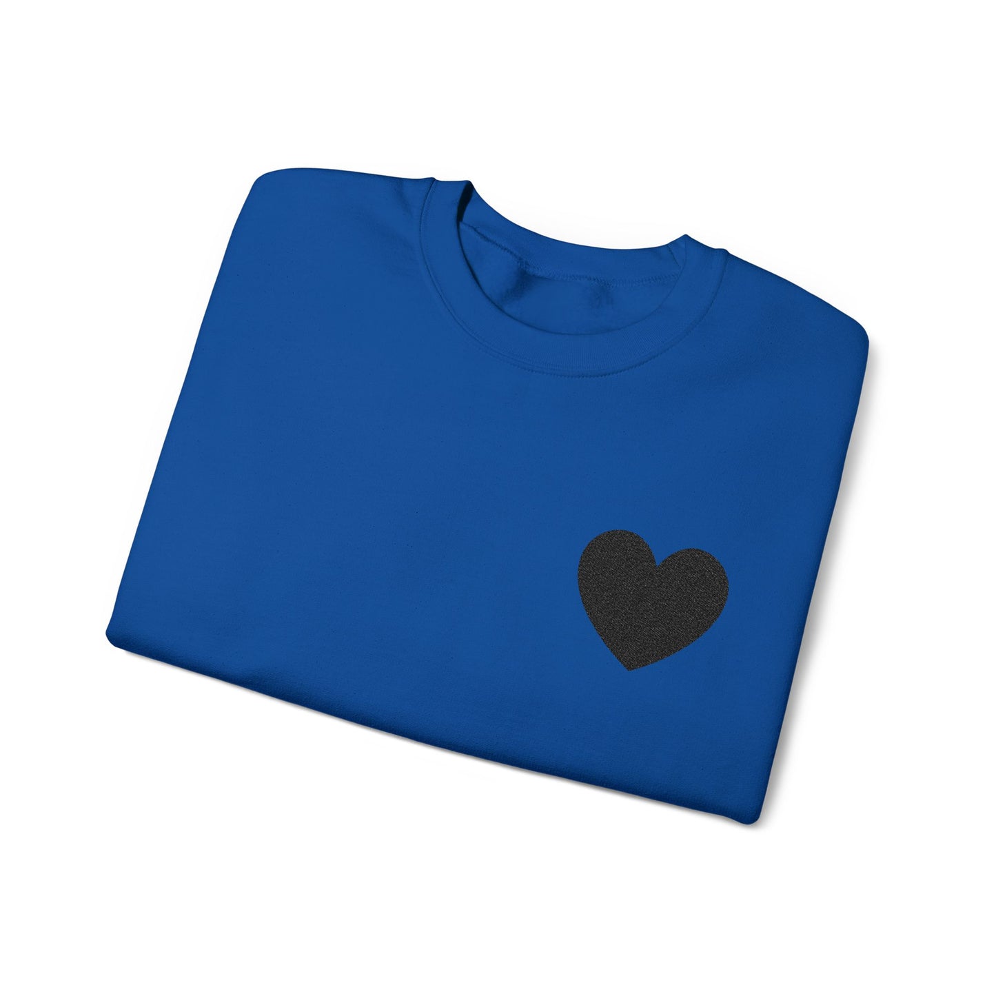 Embroidered Black Heart