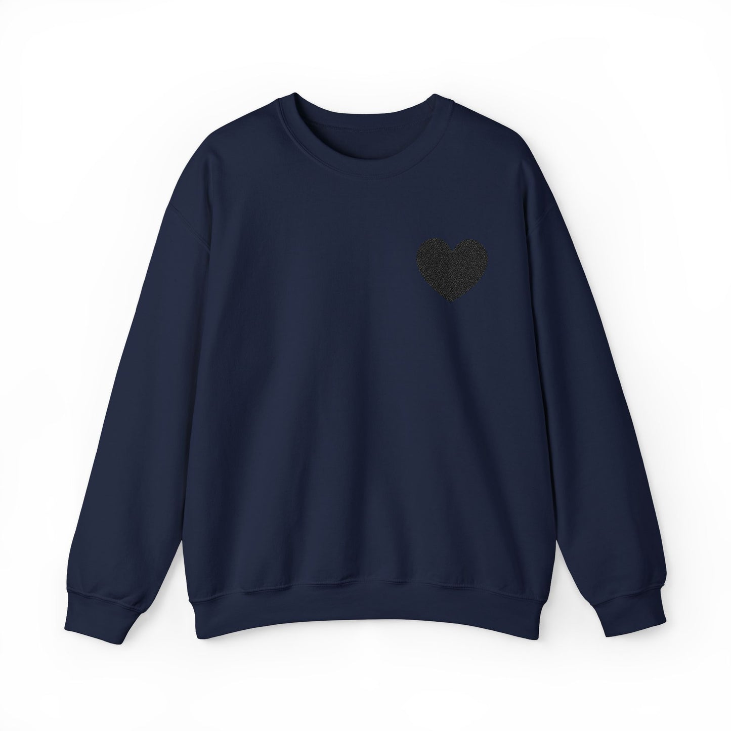 Embroidered Black Heart