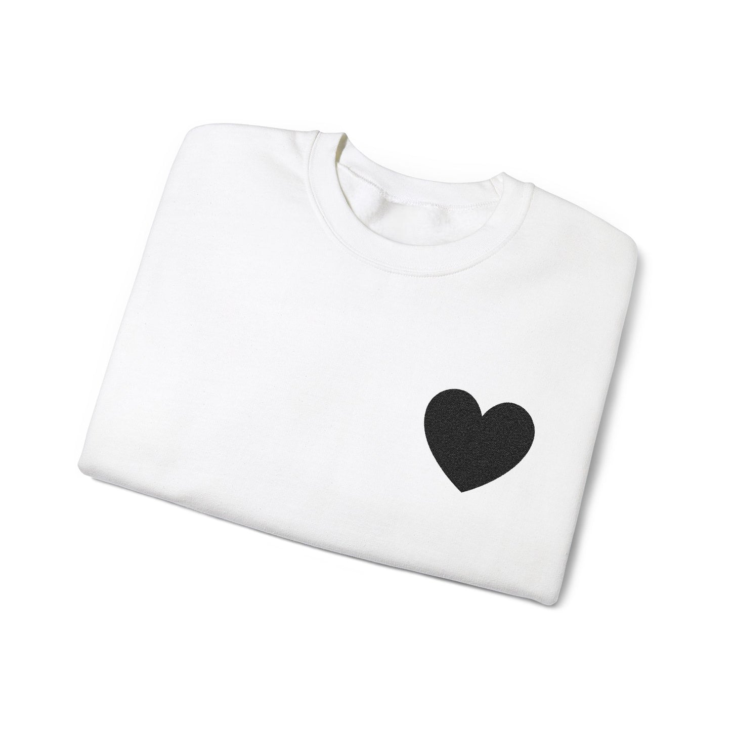Embroidered Black Heart