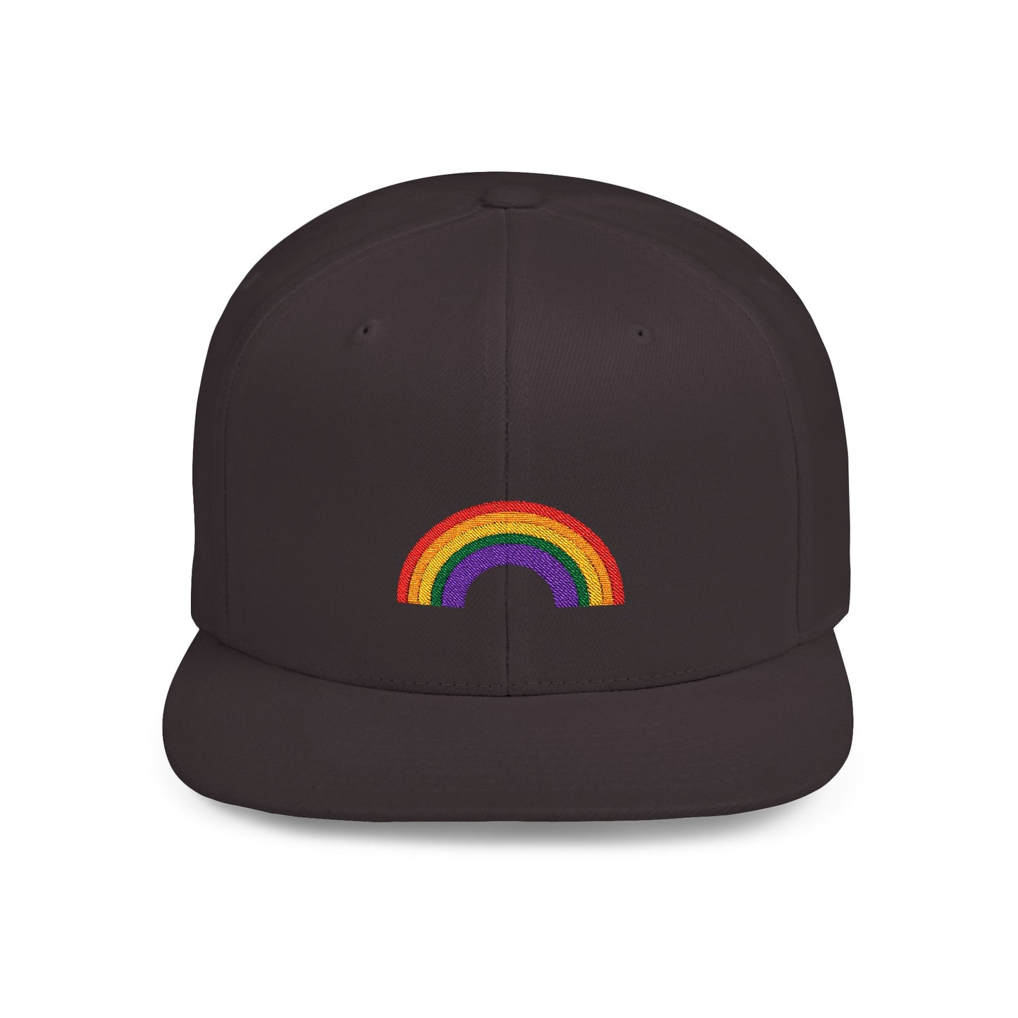 Rainbow Flat Bill Cap