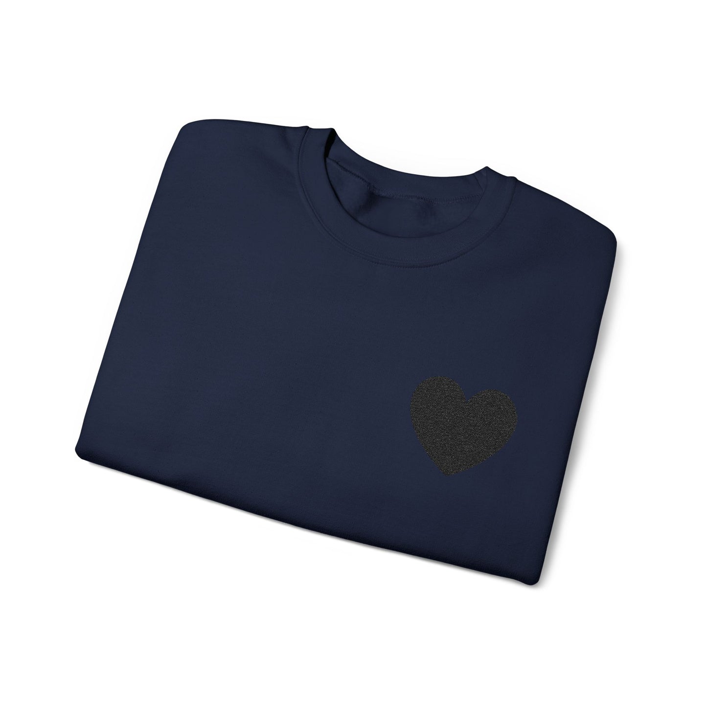 Embroidered Black Heart
