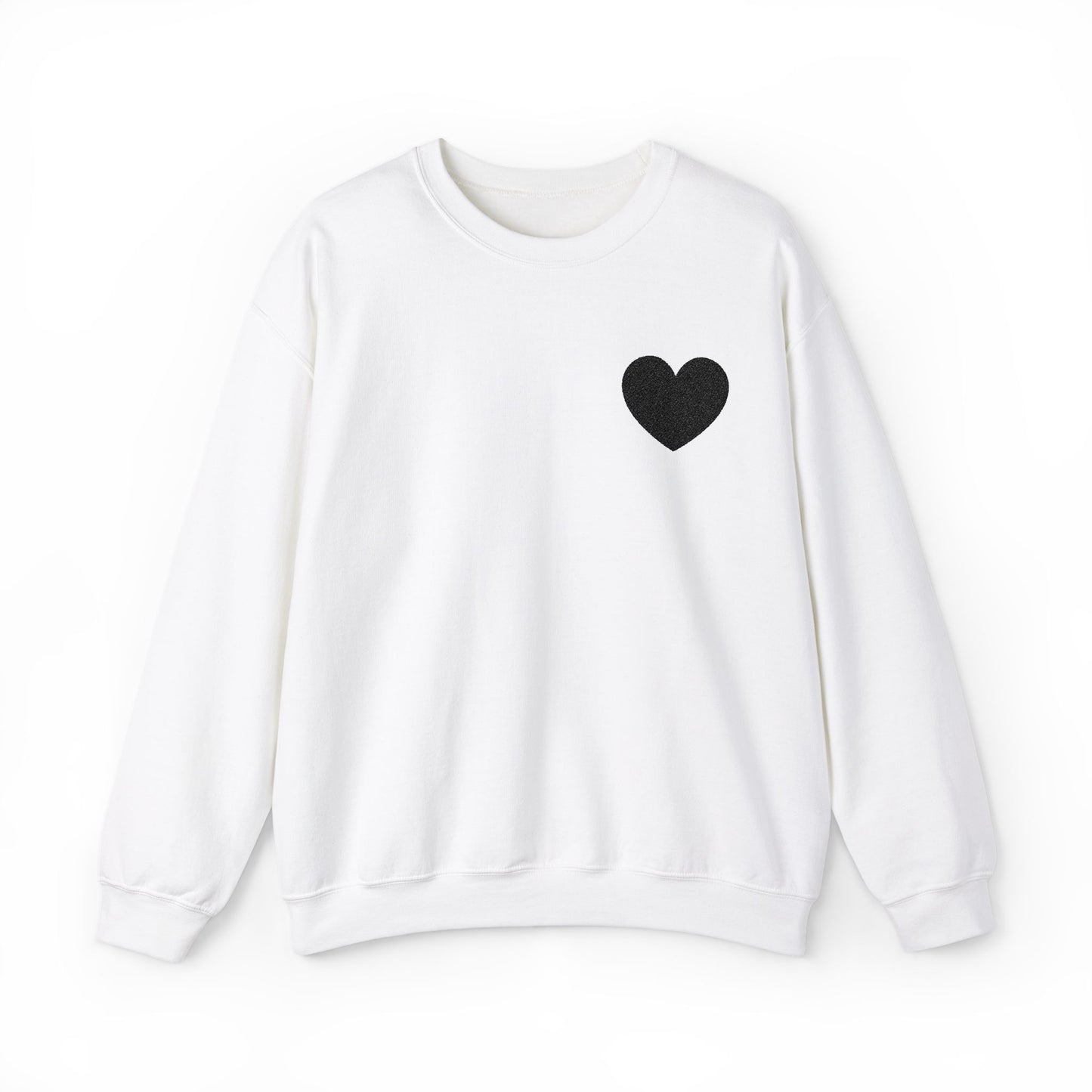 Embroidered Black Heart