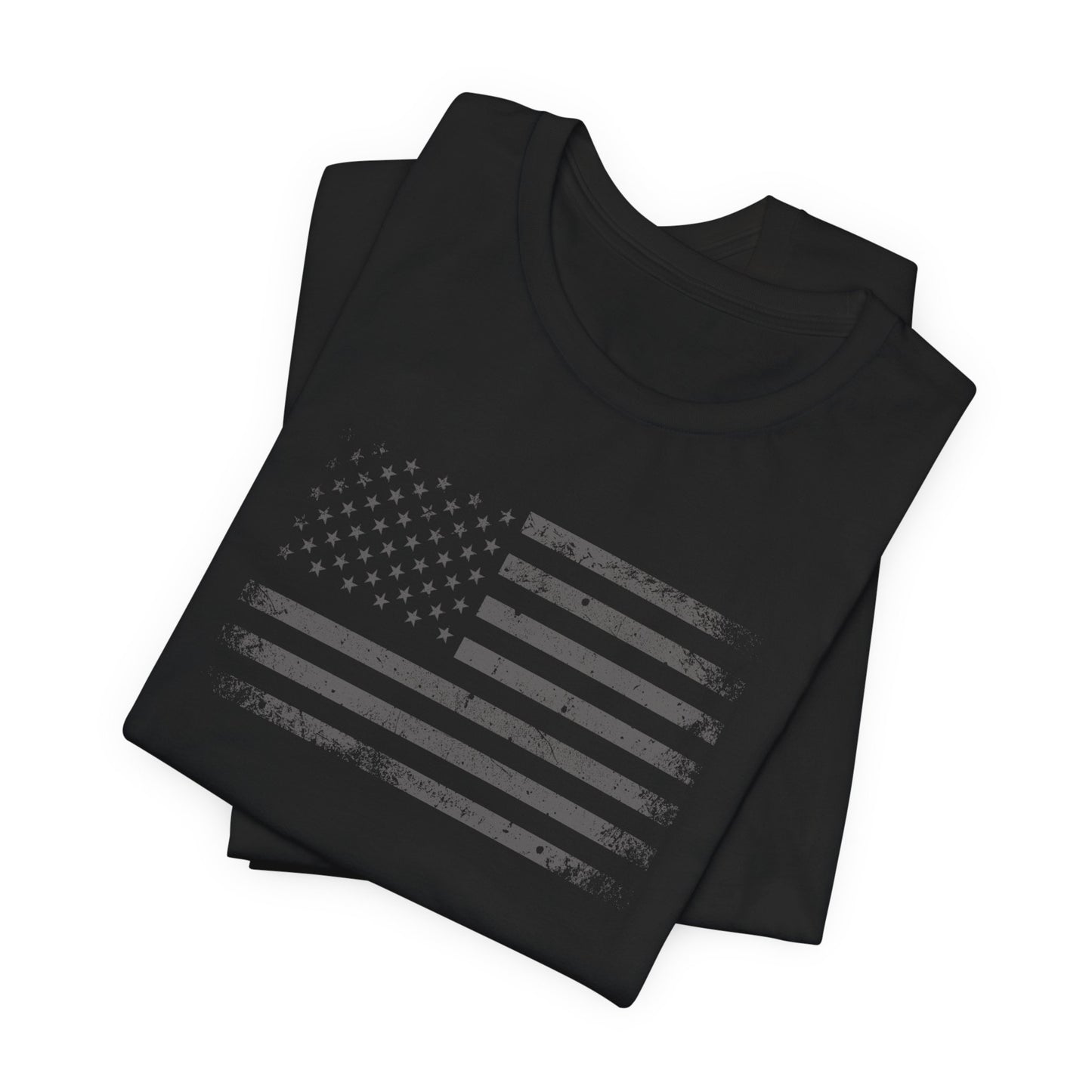 Gray American Flag