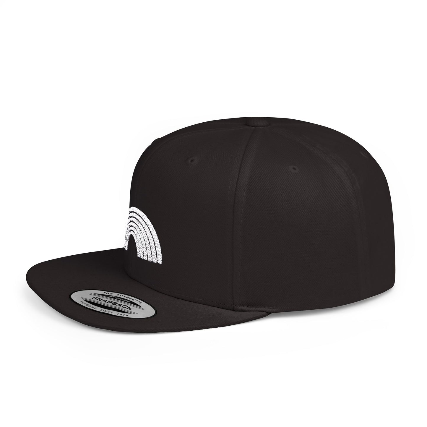 Rainbow Flat Bill Cap