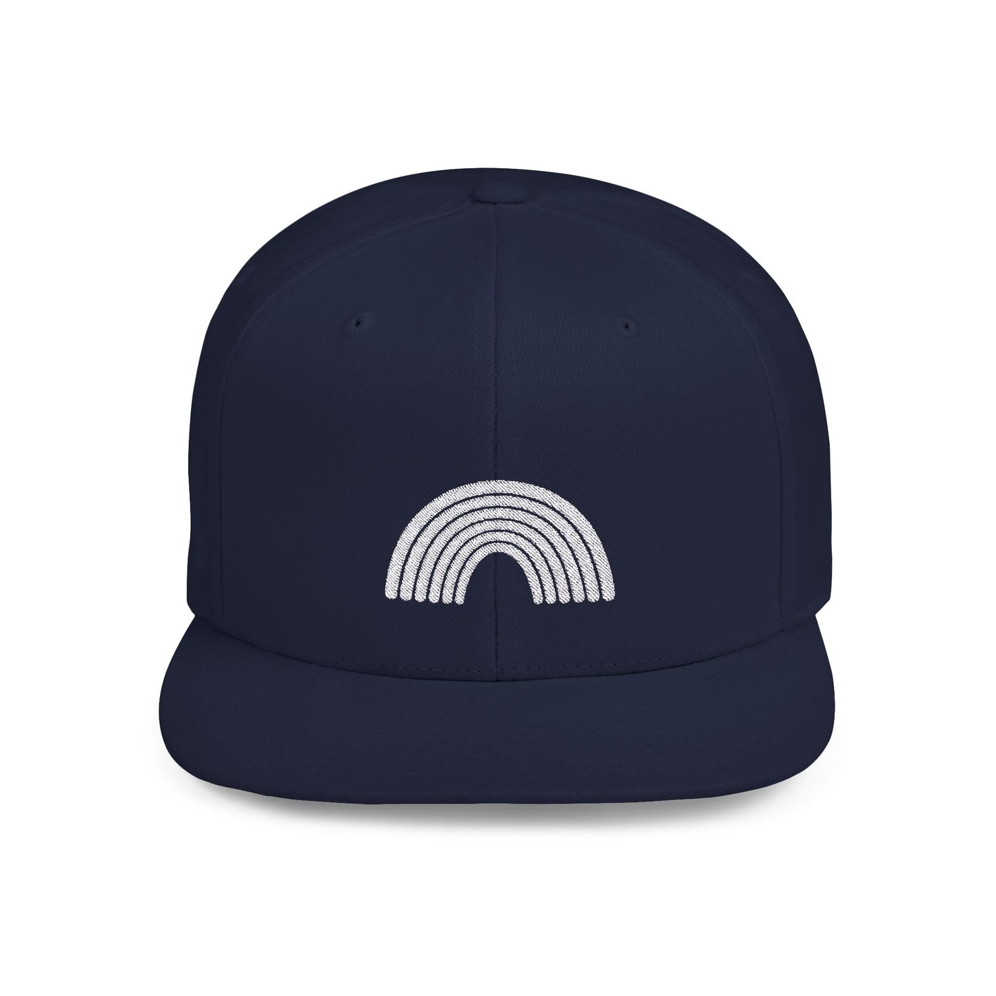 Rainbow Flat Bill Cap