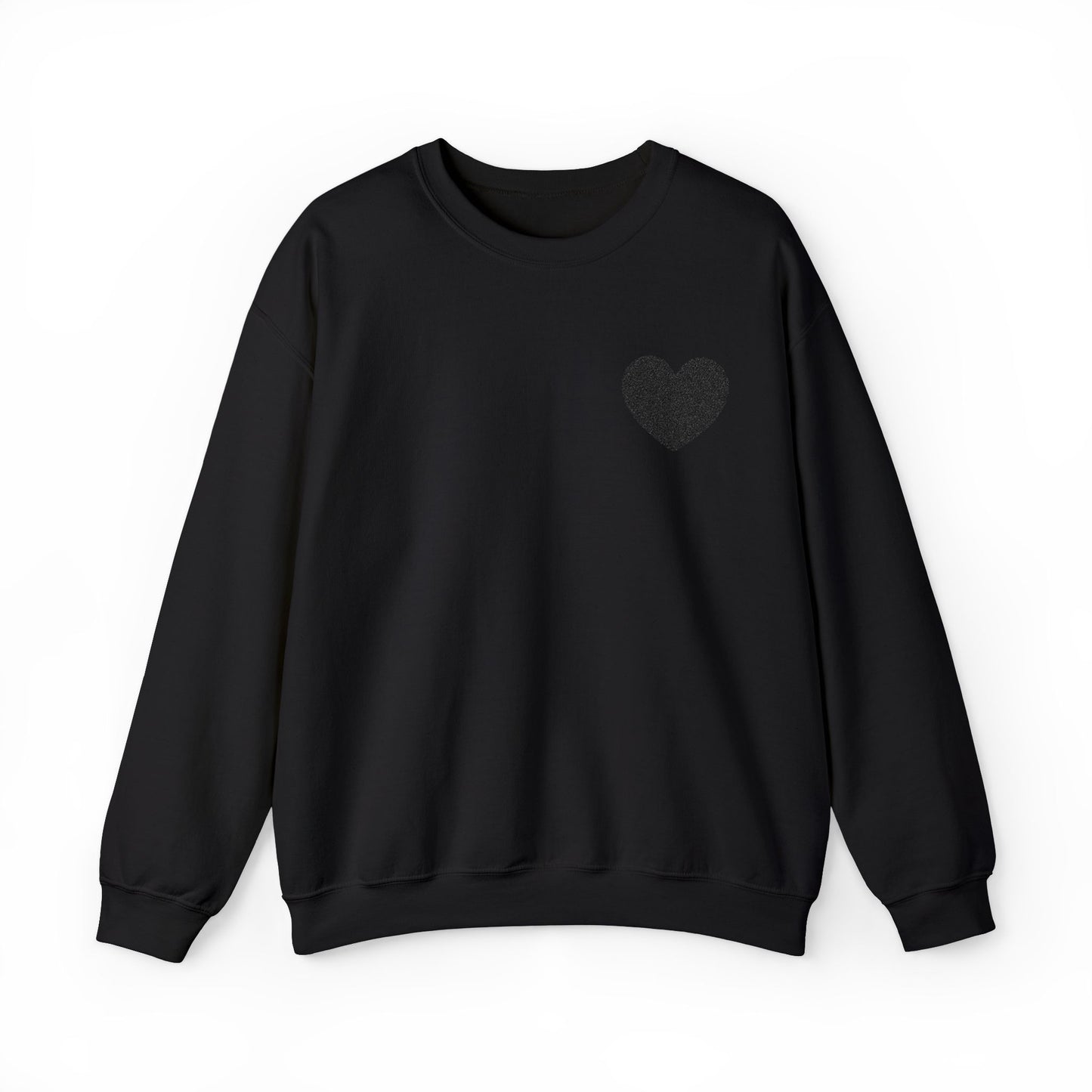 Embroidered Black Heart
