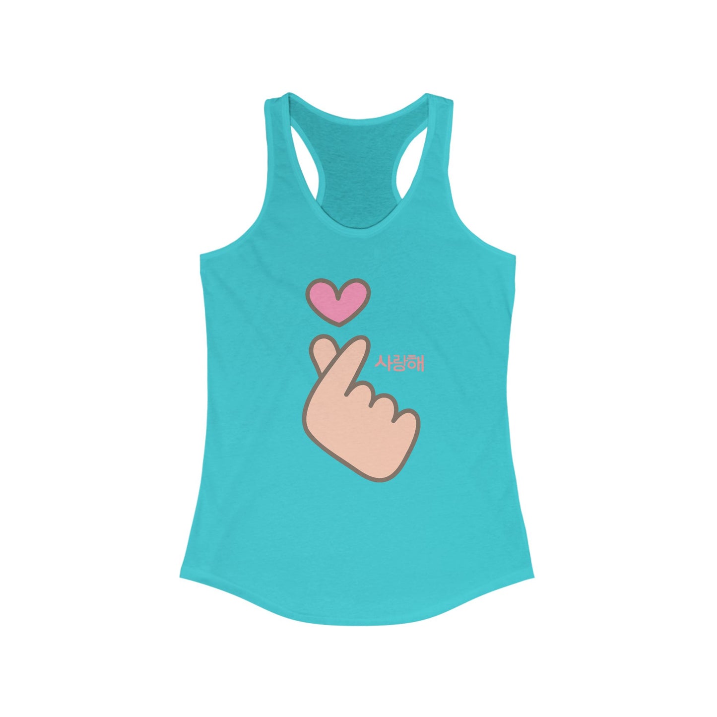 Finger Heart Women's Racerback Tank