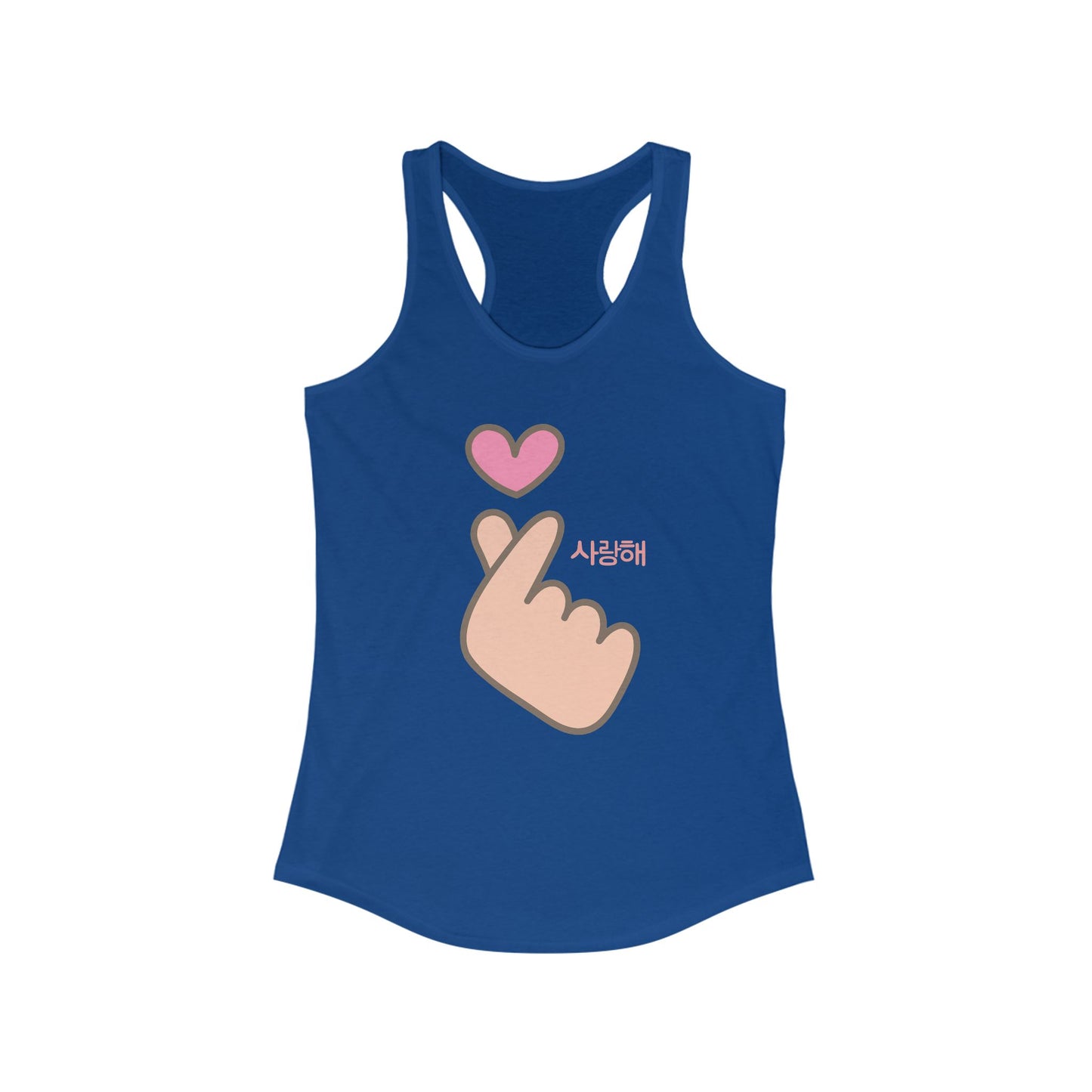 Finger Heart Women's Racerback Tank