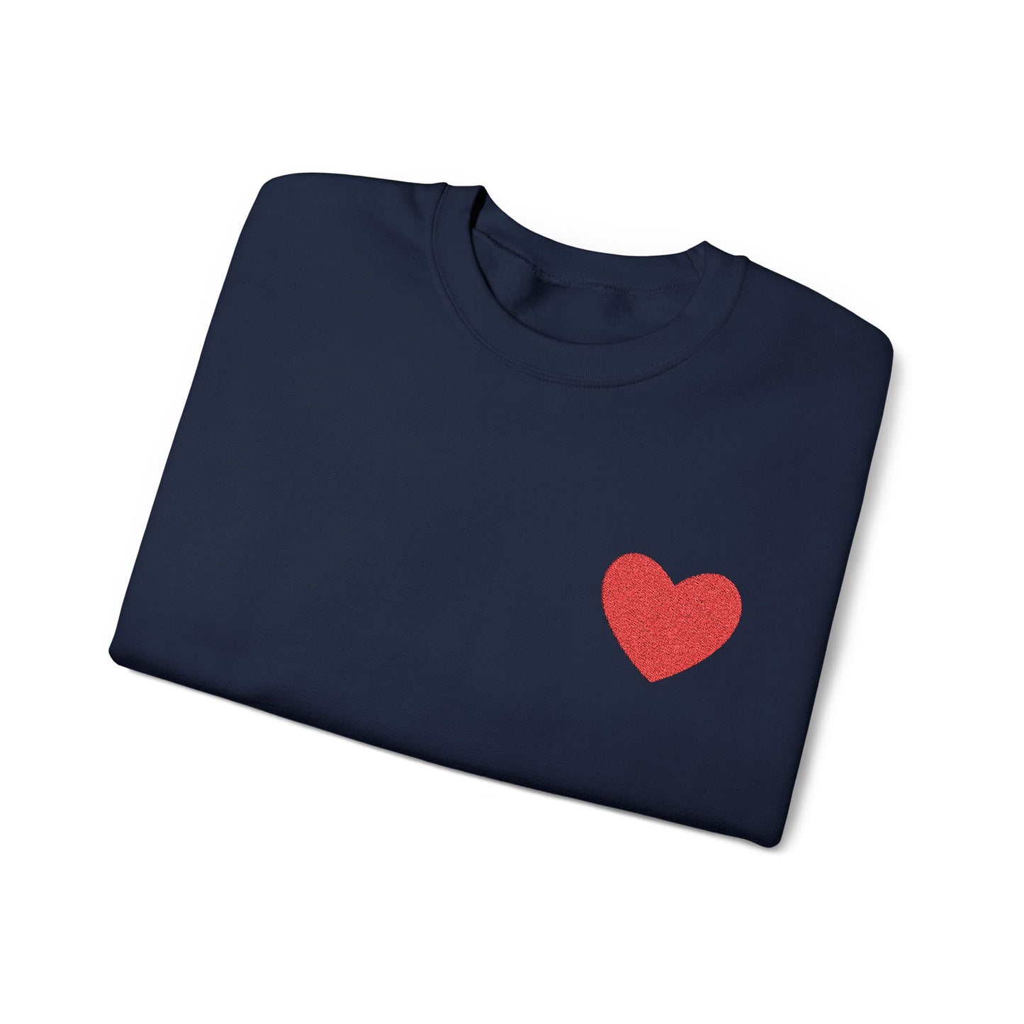 Embroidered Red Heart