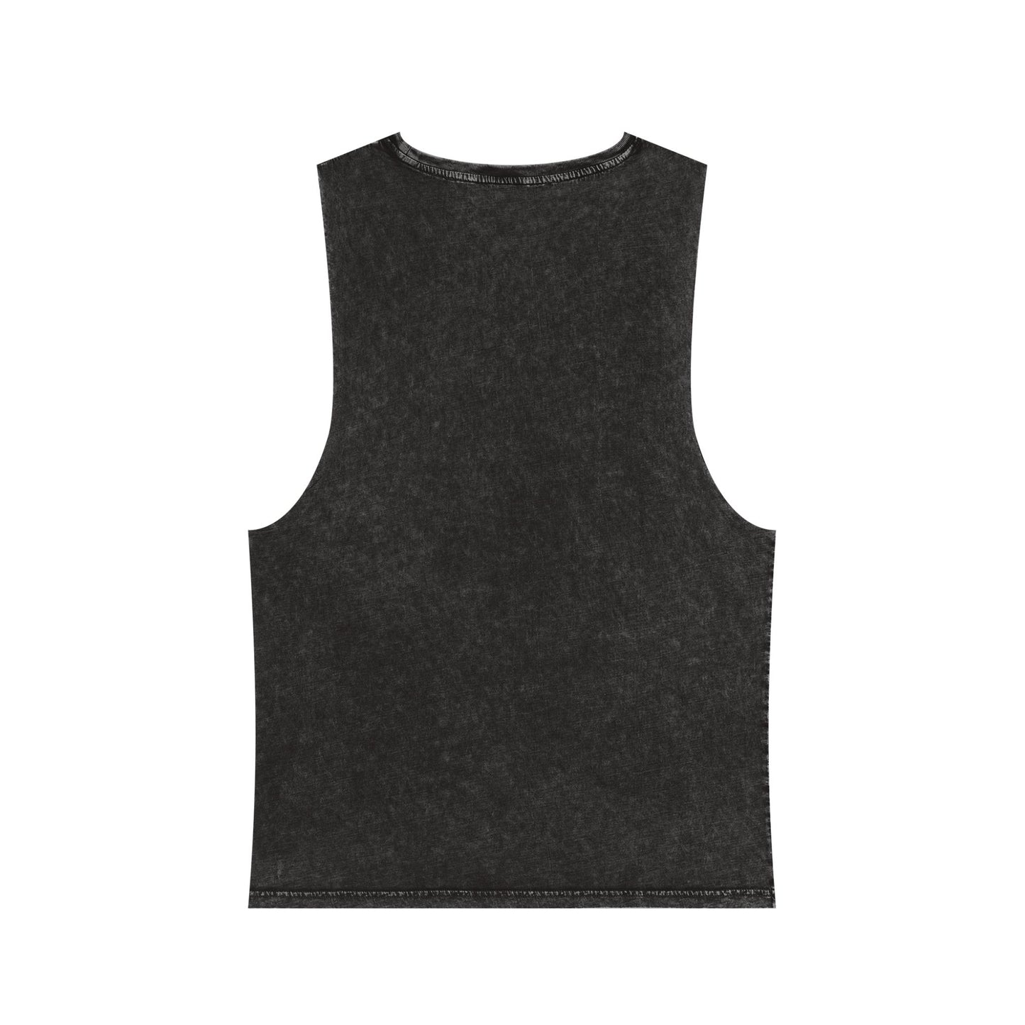 Unisex Stonewash Tank Top with Rainbow Heart Design - Perfect for Summer Pride Celebrations