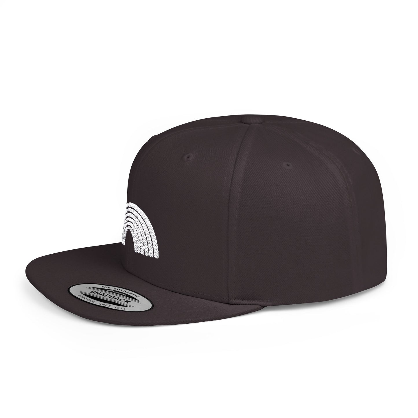 Rainbow Flat Bill Cap