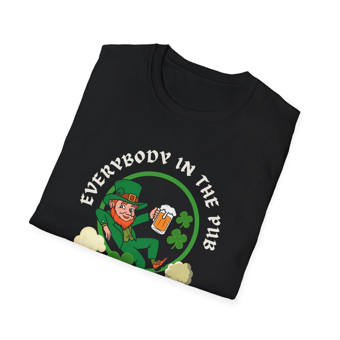 Everybody In The Pub Gettin' Tipsy! Leprechaun & Beers Tee