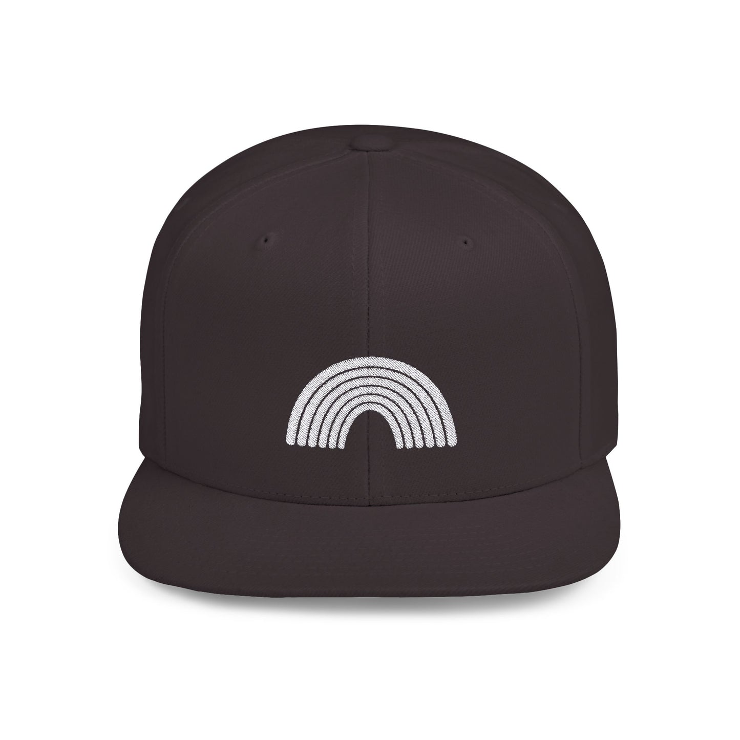 Rainbow Flat Bill Cap