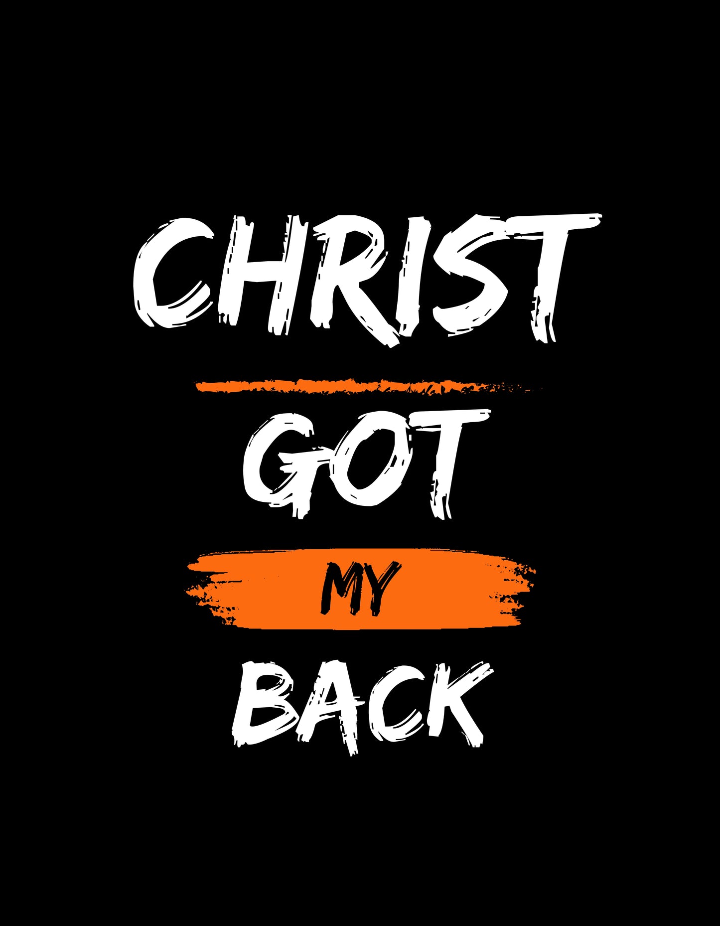 QR Code: "Christ Got My Back"