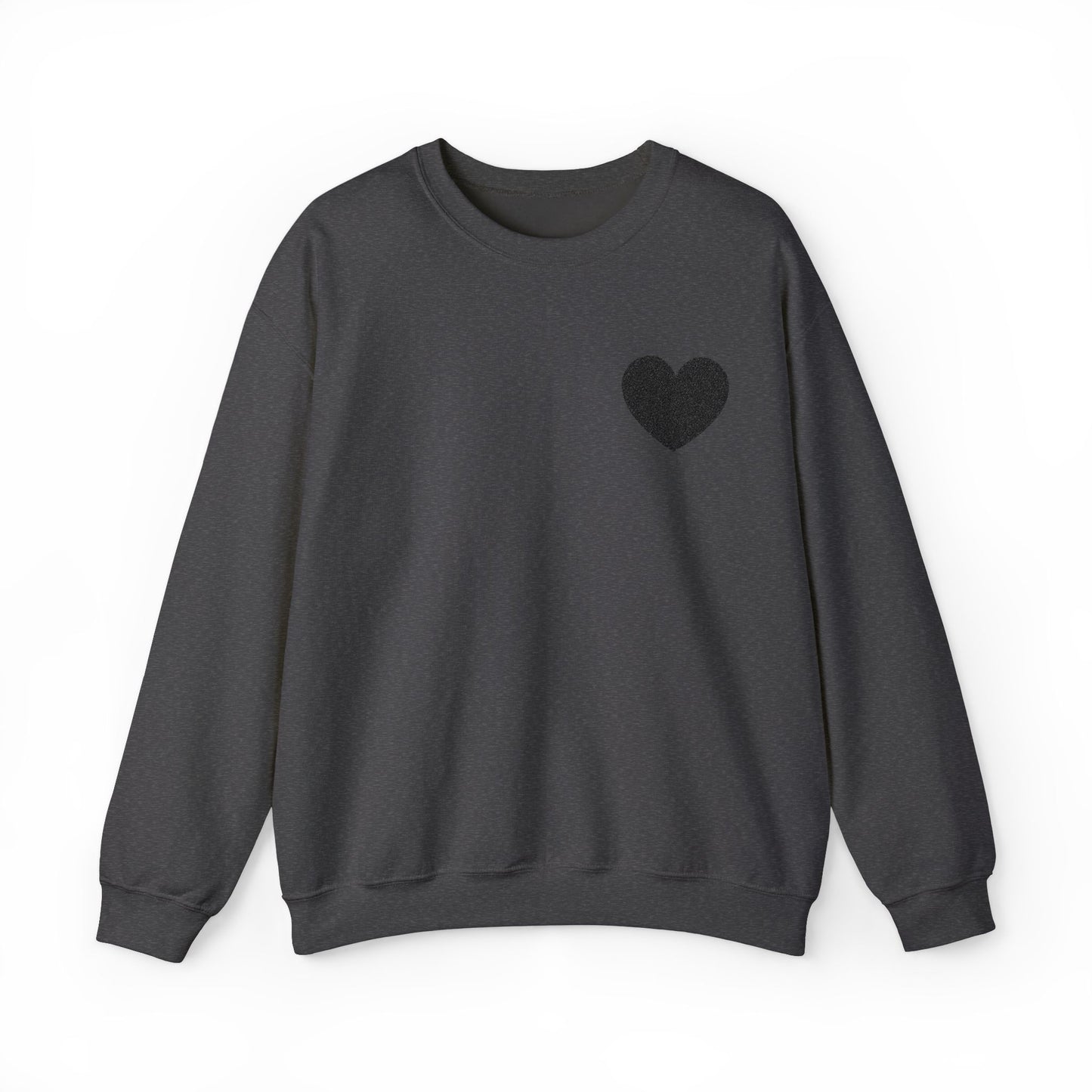 Embroidered Black Heart