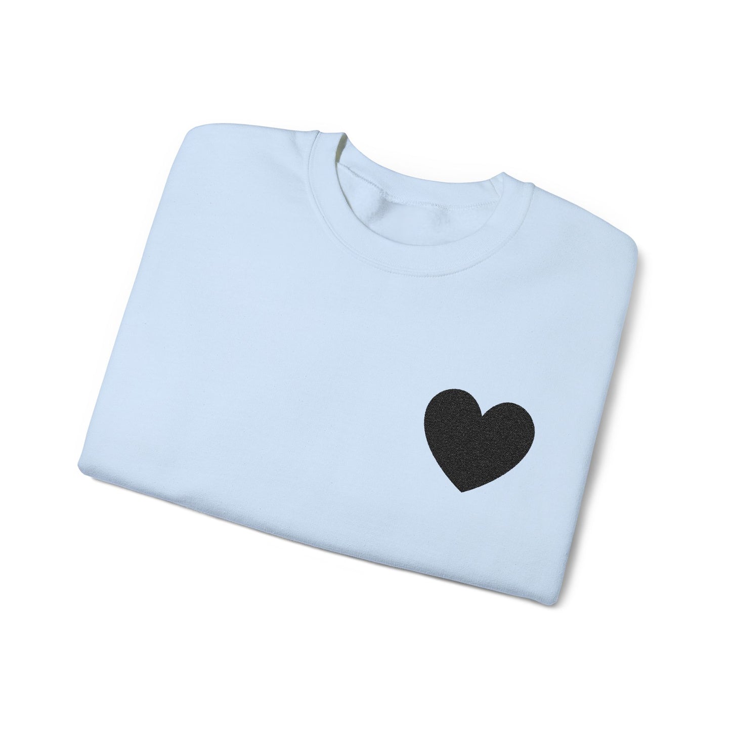 Embroidered Black Heart