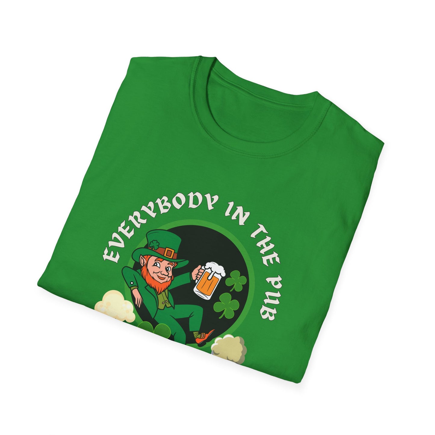 Everybody In The Pub Gettin' Tipsy! Leprechaun & Beers Tee