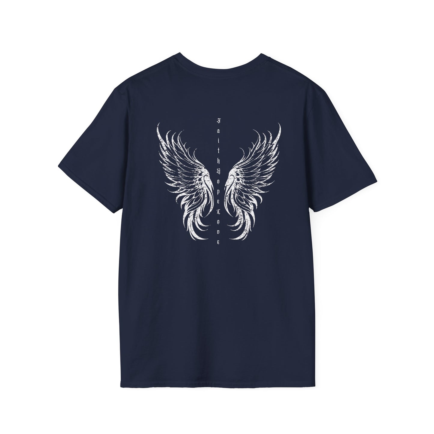 Front Ribbon and Back Wing - Faith, Hope & Love