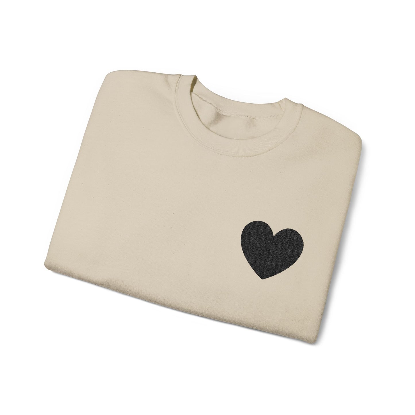 Embroidered Black Heart