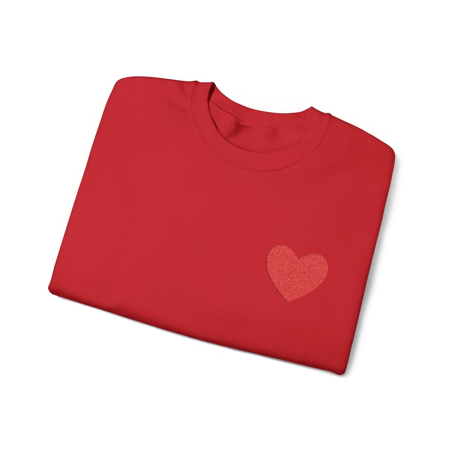 Embroidered Red Heart