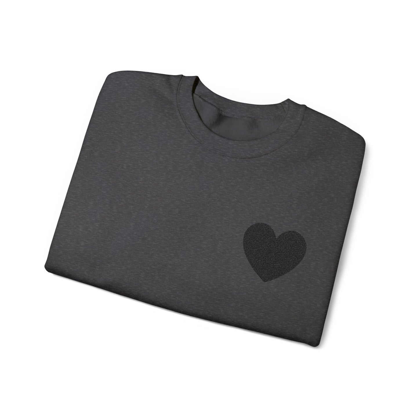 Embroidered Black Heart