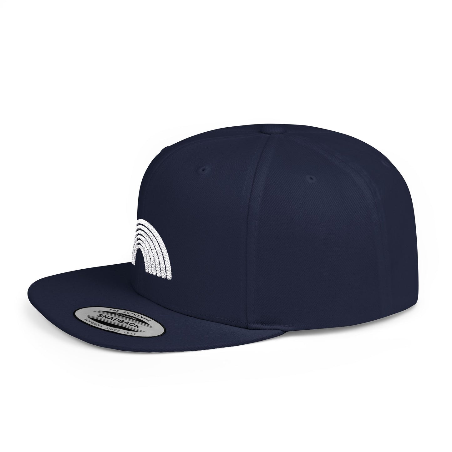 Rainbow Flat Bill Cap