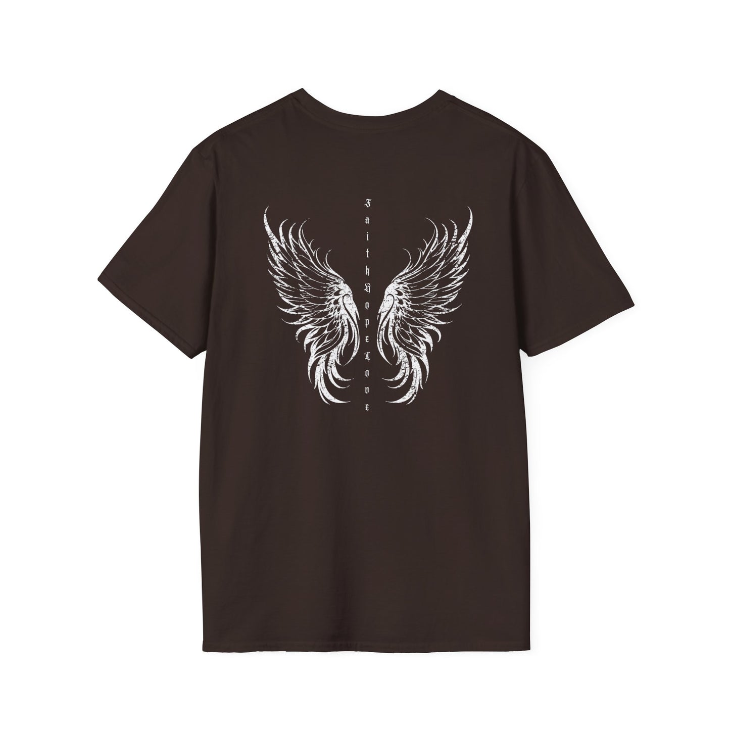 Front Ribbon and Back Wing - Faith, Hope & Love