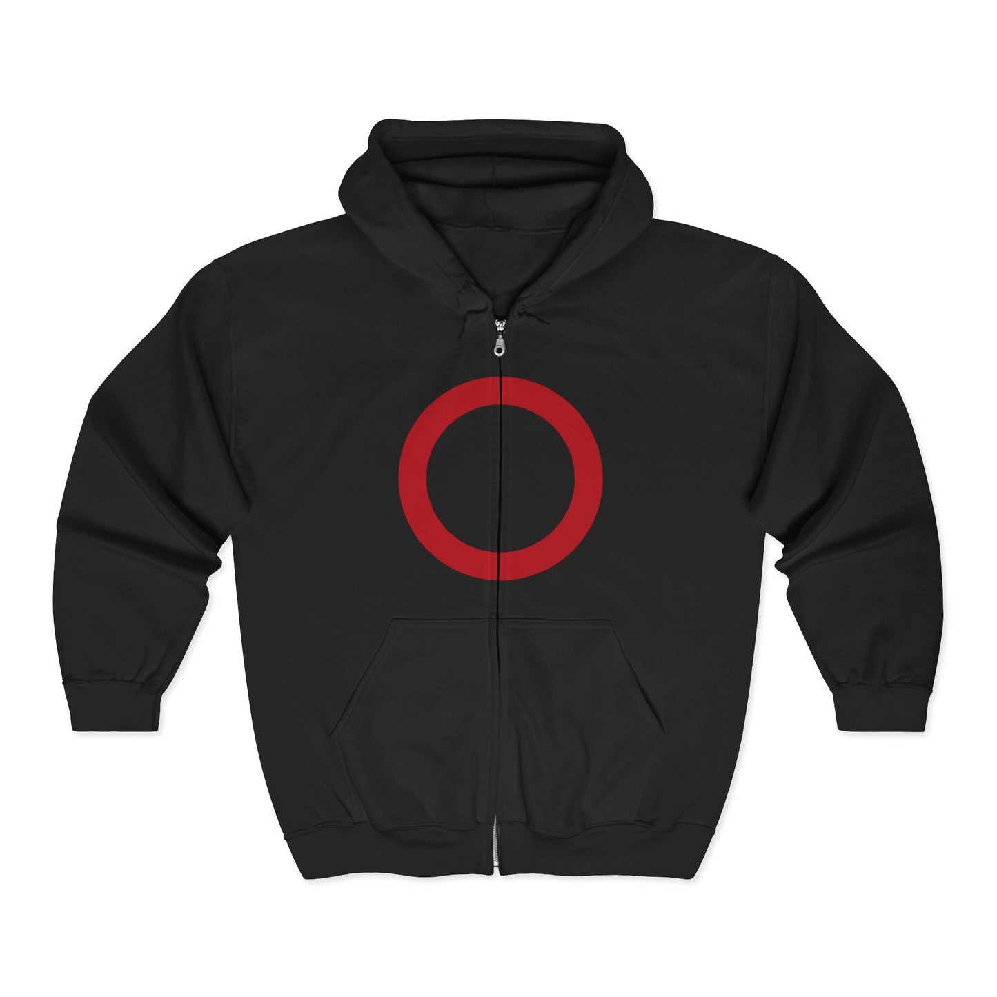 Circle Full Zip Hooded Sweatshirt