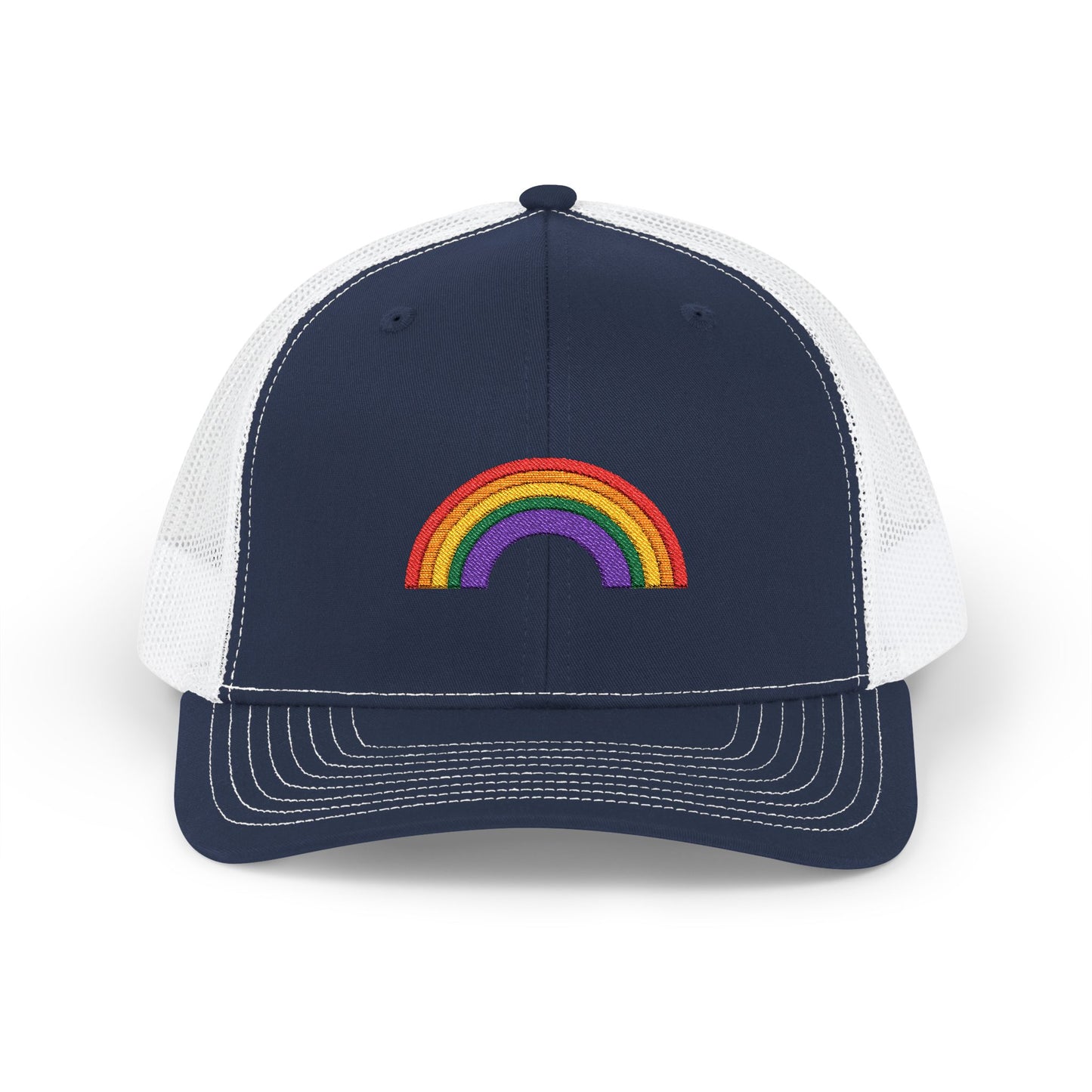 Rainbow Colors Snapback Trucker Cap