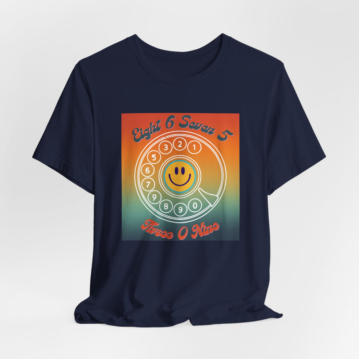 Retro Smiley Dial T-Shirt Vintage Vibe