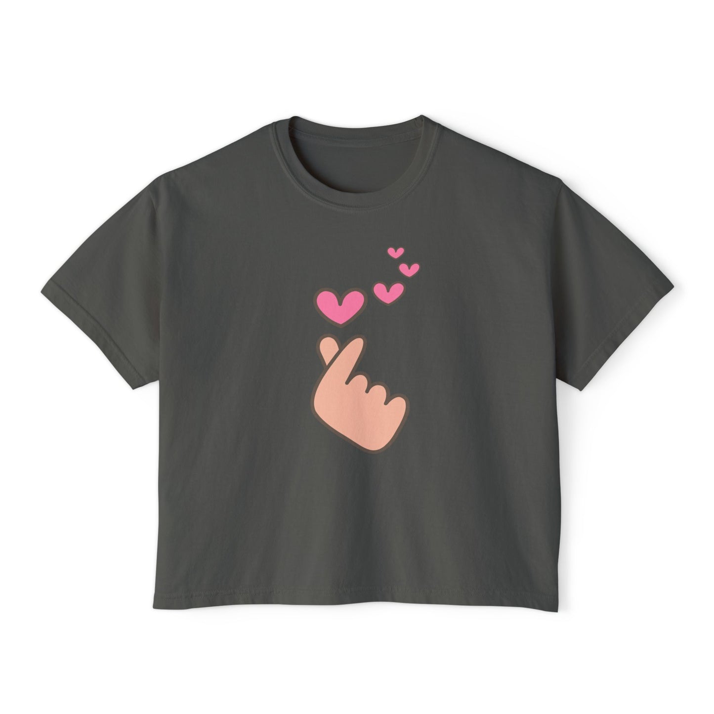 Finger Hearts Boxy Tee