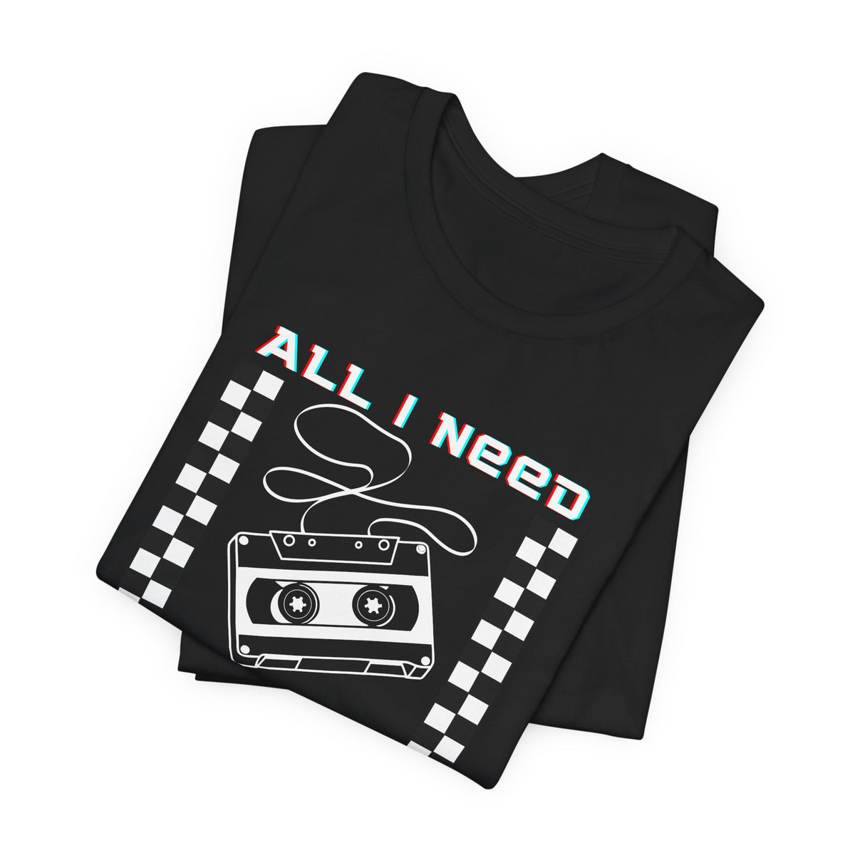 All I Need Is a Pencil Cassette Tape Graphic Tee