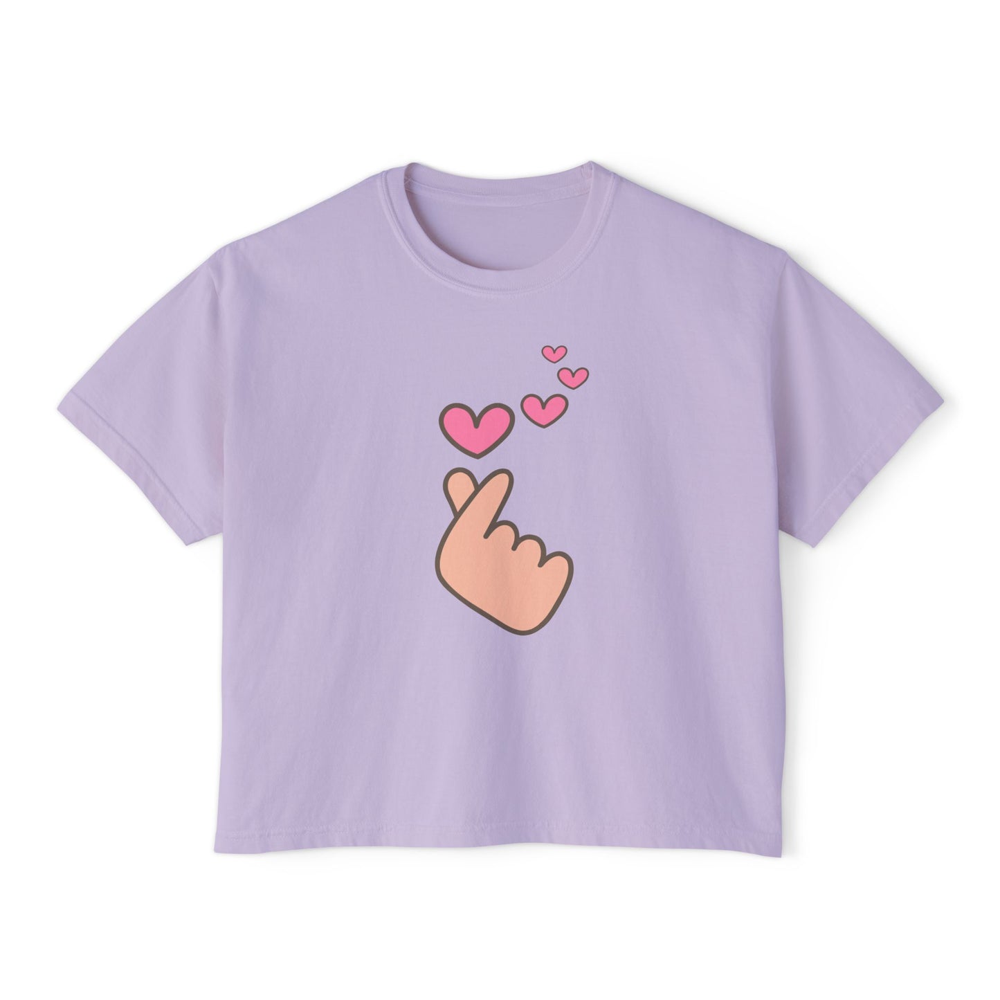 Finger Hearts Boxy Tee