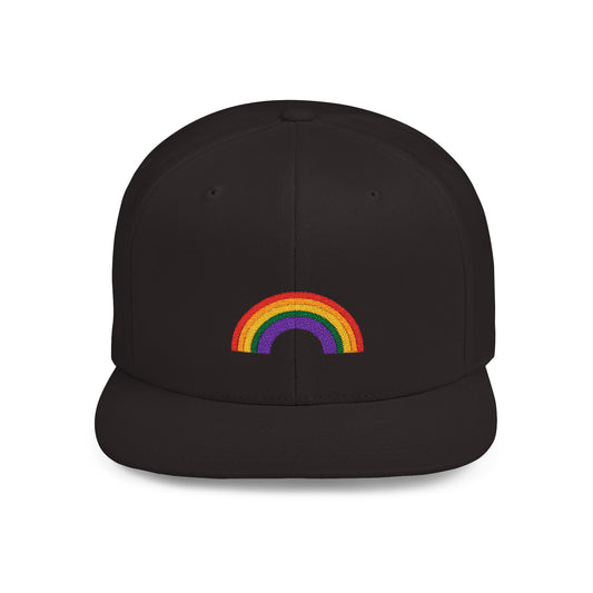 Rainbow  Flat Bill Cap