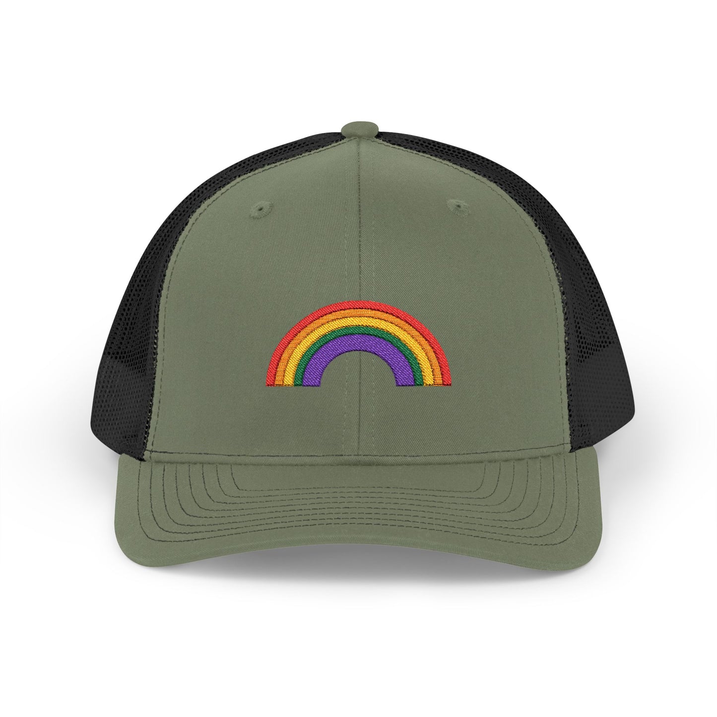 Rainbow Colors Snapback Trucker Cap