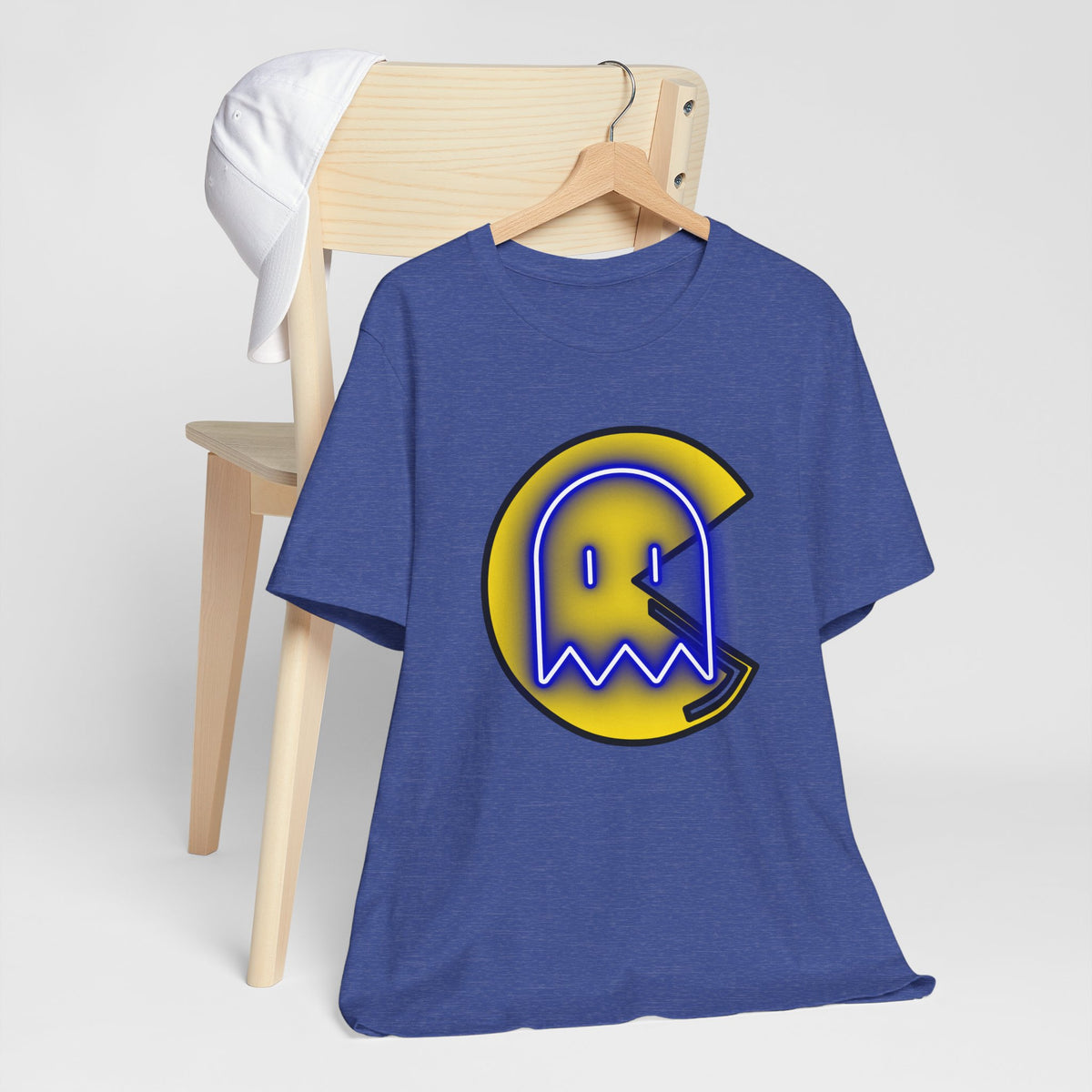Pac-Man Ghost Logo T-Shirt — Retro Arcade Gaming Tee