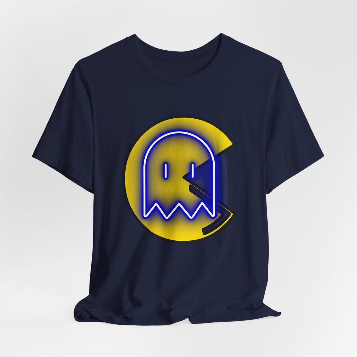 Pac-Man Ghost Logo T-Shirt — Retro Arcade Gaming Tee
