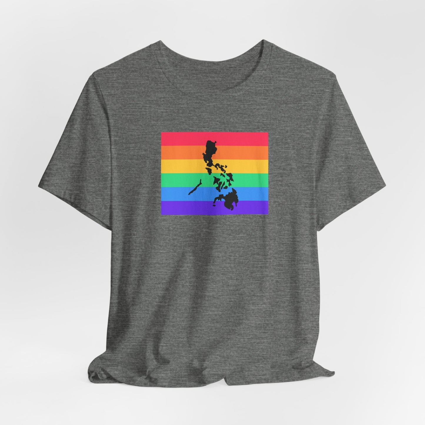 LGBTQ Pride Philippine Map Unisex Shirt