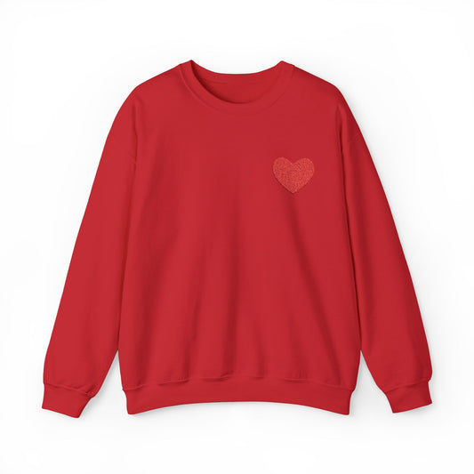 Embroidered Red Heart