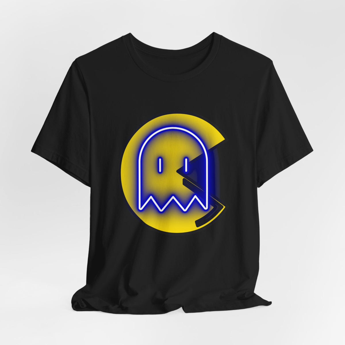 Pac-Man Ghost Logo T-Shirt — Retro Arcade Gaming Tee