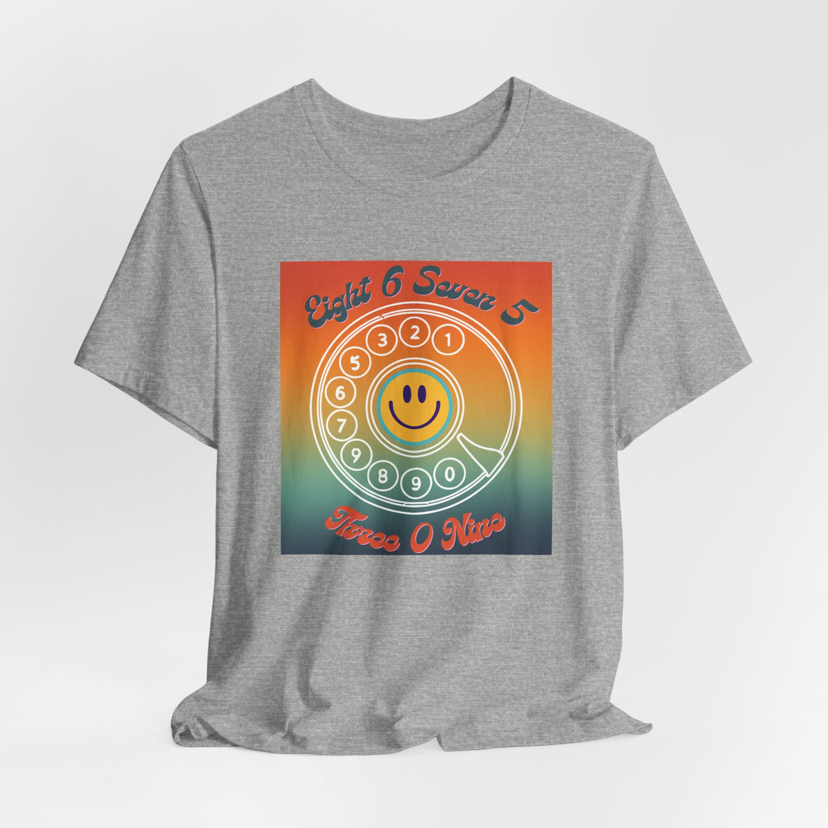 Retro Smiley Dial T-Shirt Vintage Vibe