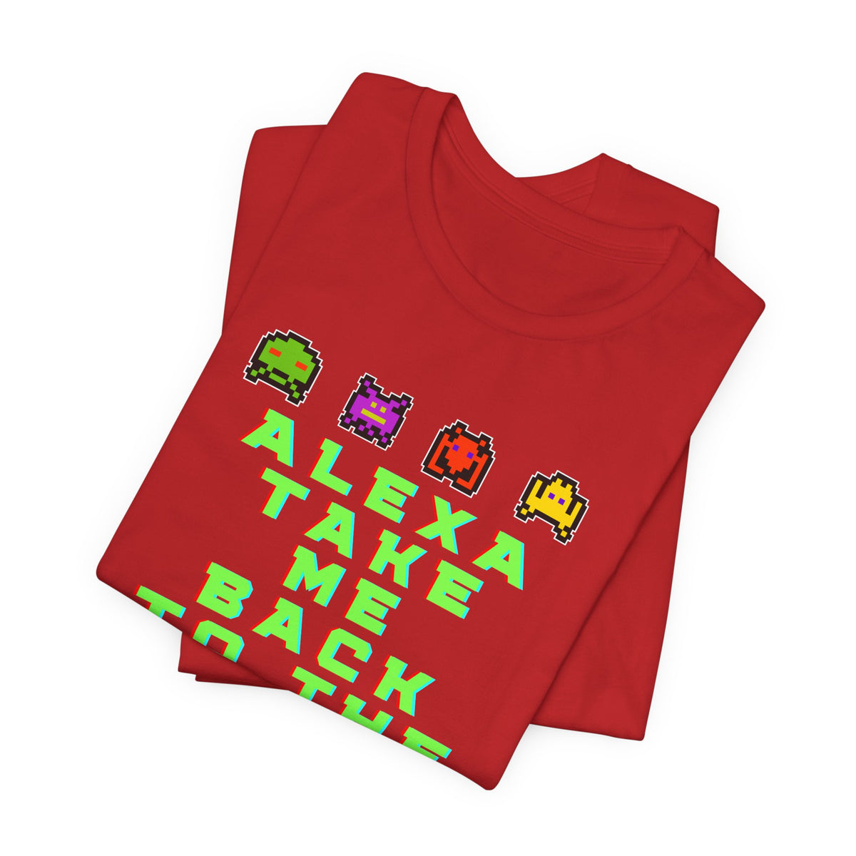 Retro 'Alexa Take Me Back to the 80s' Tee