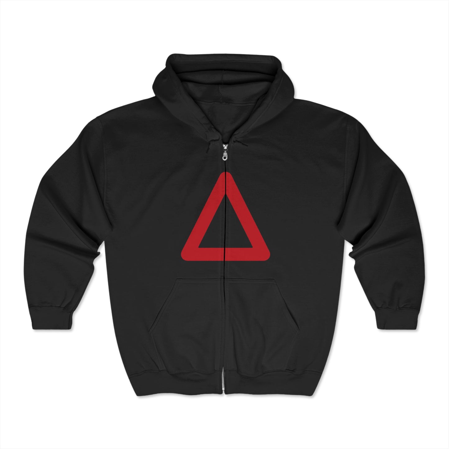 Triangle Full Zip Hooded Sweatshirt