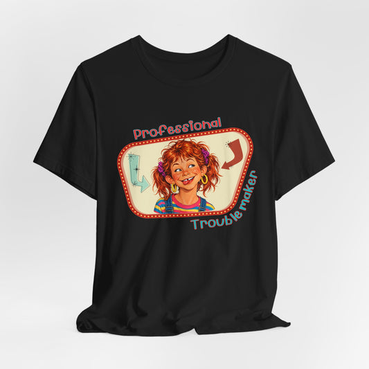 Professional Troublemaker Vintage Graphic Tee