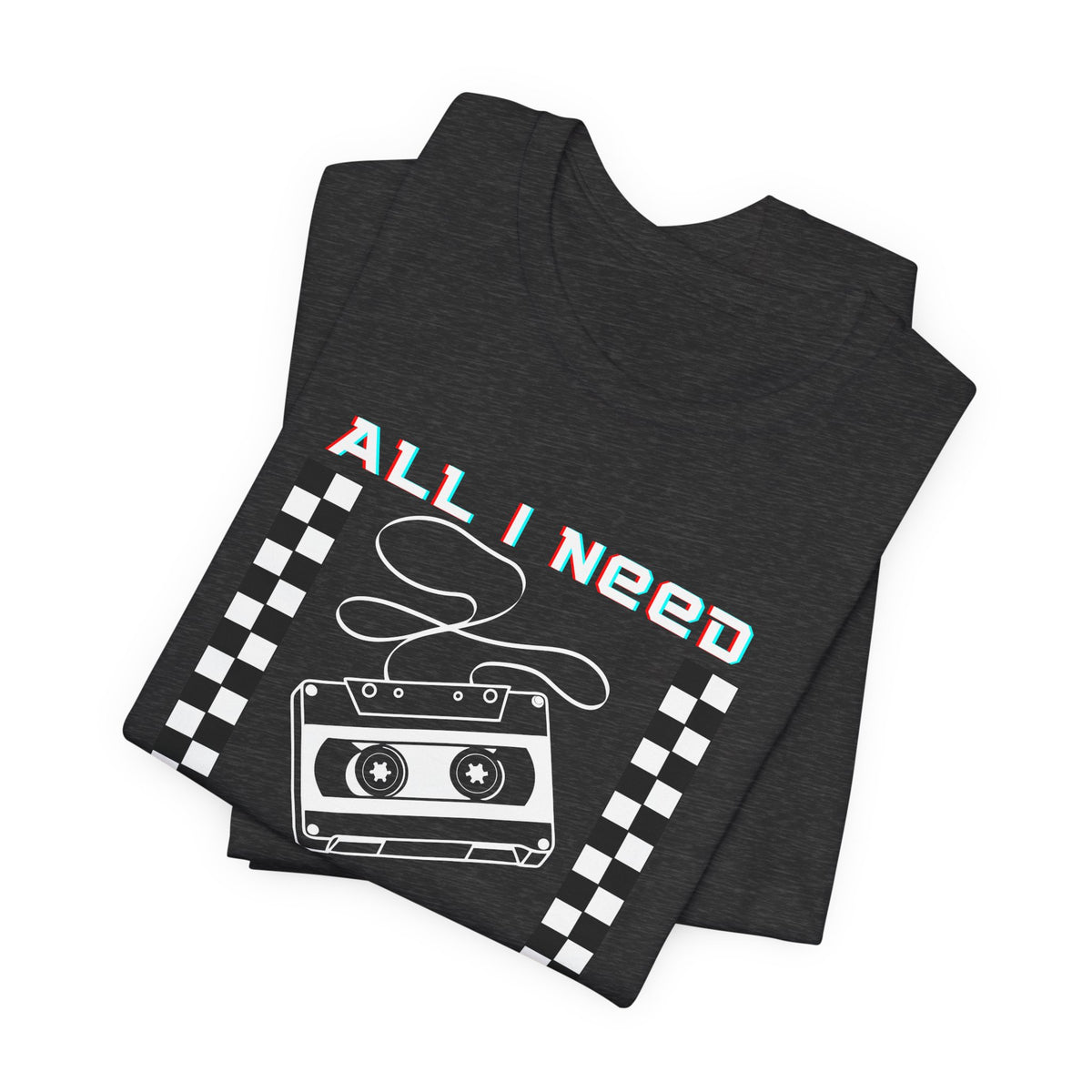 All I Need Is a Pencil Cassette Tape Graphic Tee