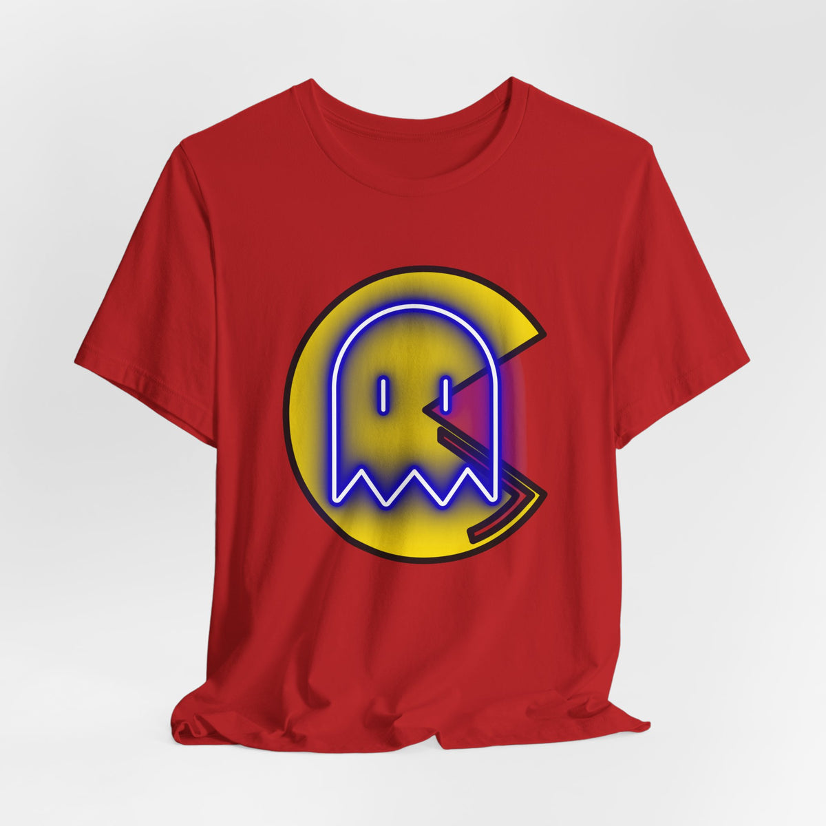Pac-Man Ghost Logo T-Shirt — Retro Arcade Gaming Tee