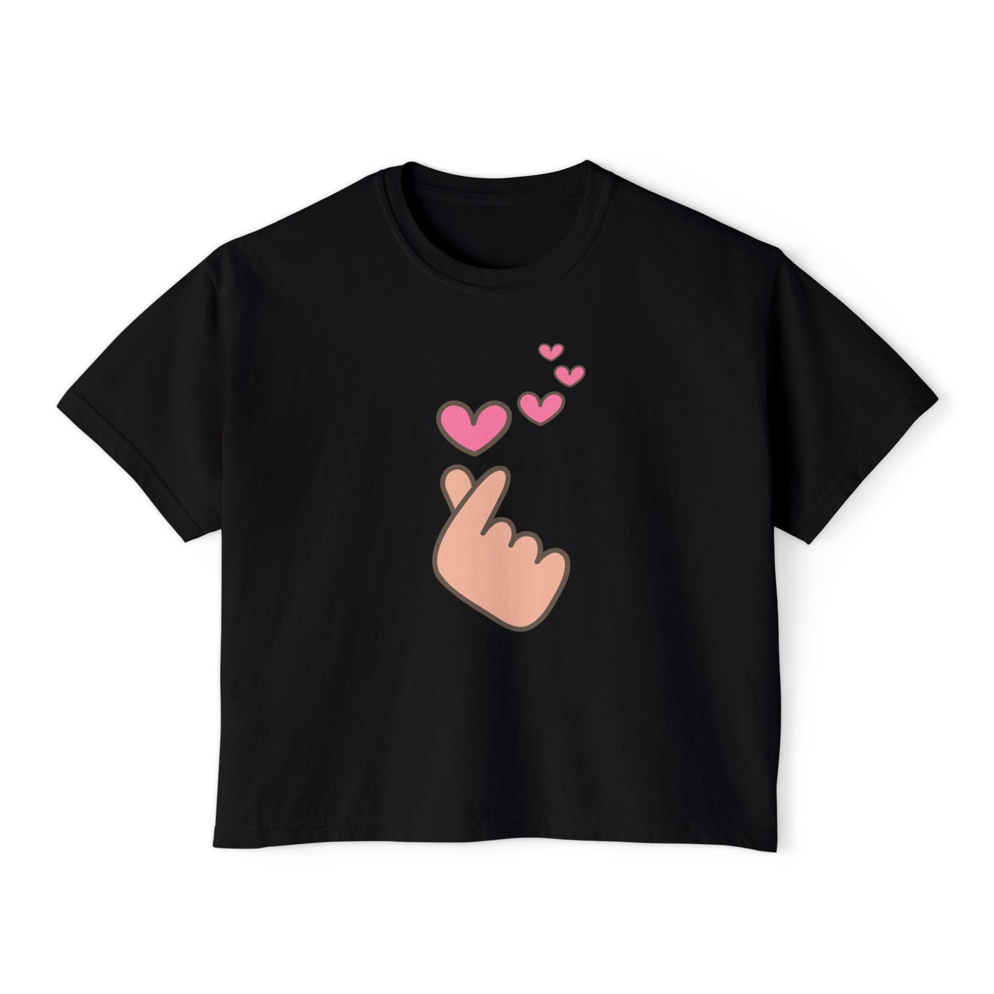 Finger Hearts Boxy Tee