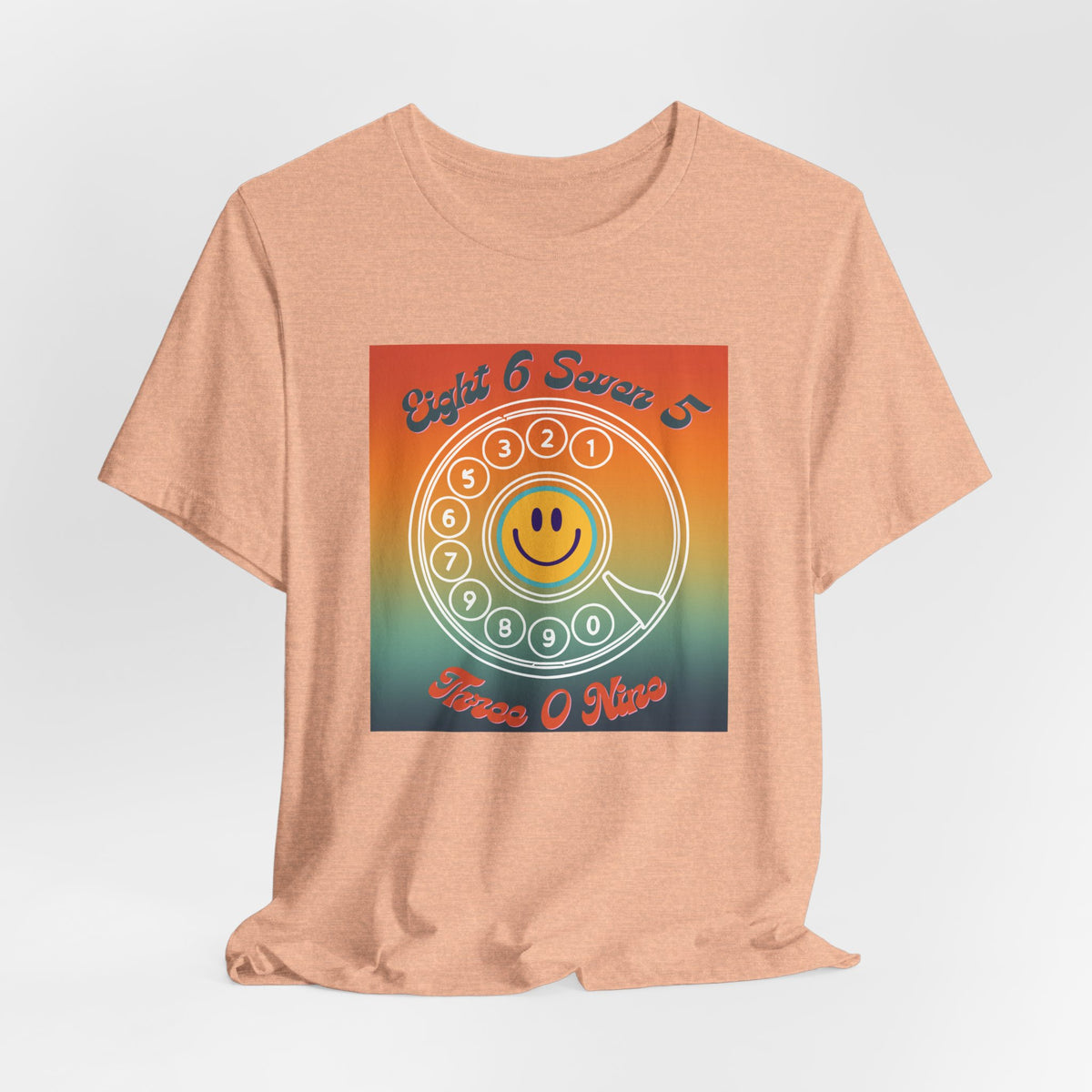 Retro Smiley Dial T-Shirt Vintage Vibe
